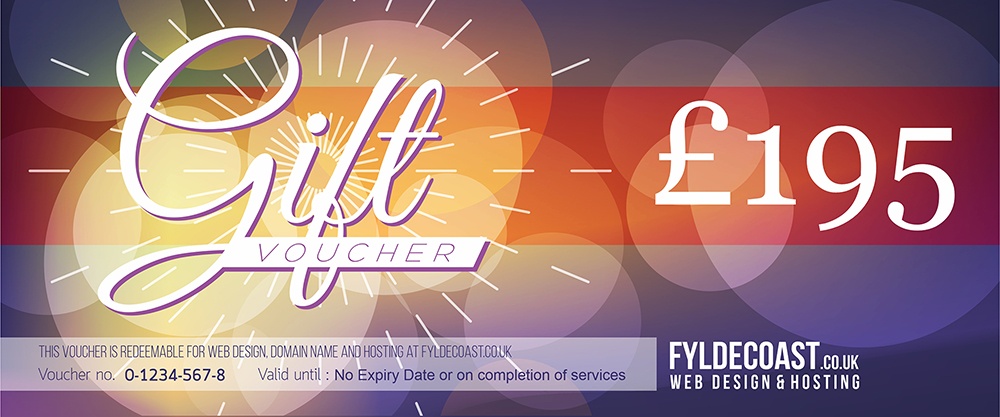 web design gift voucher